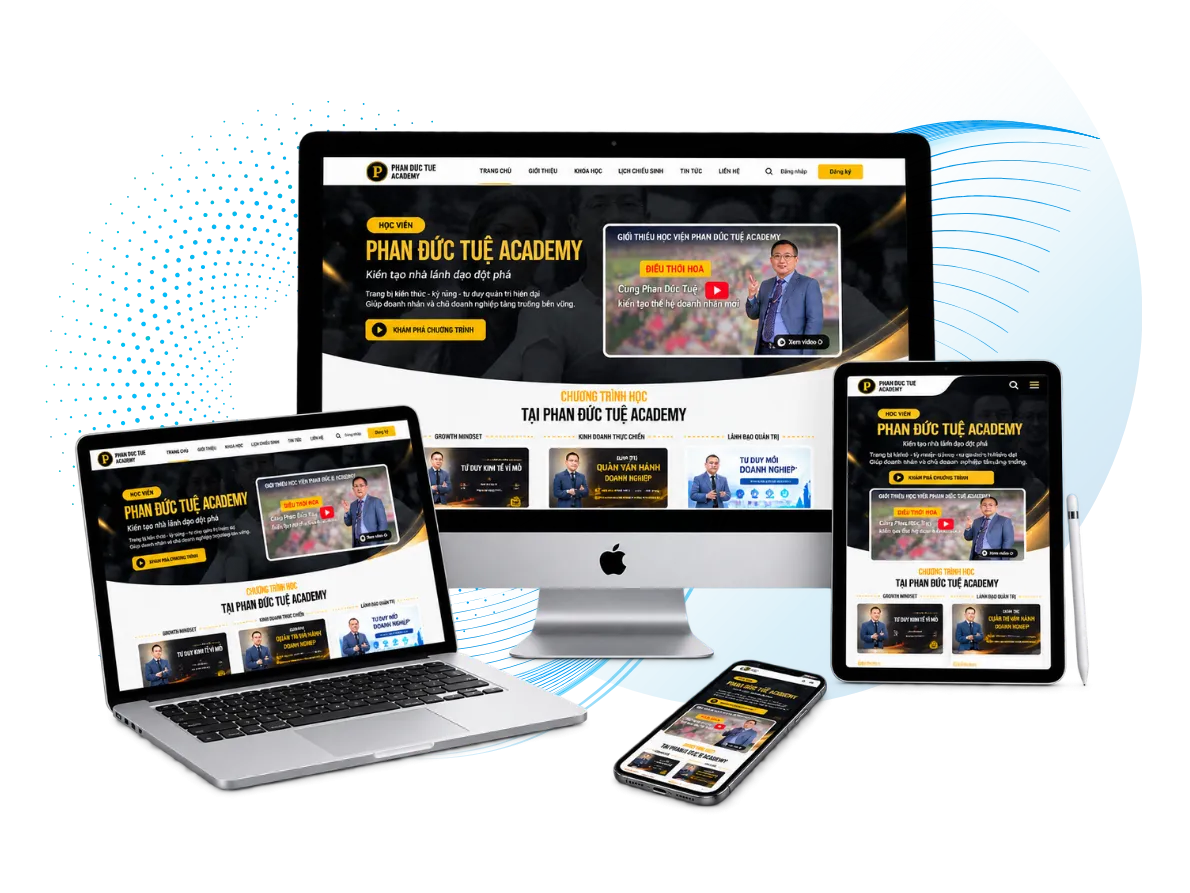 Website Phan Đức Tuệ Academy
