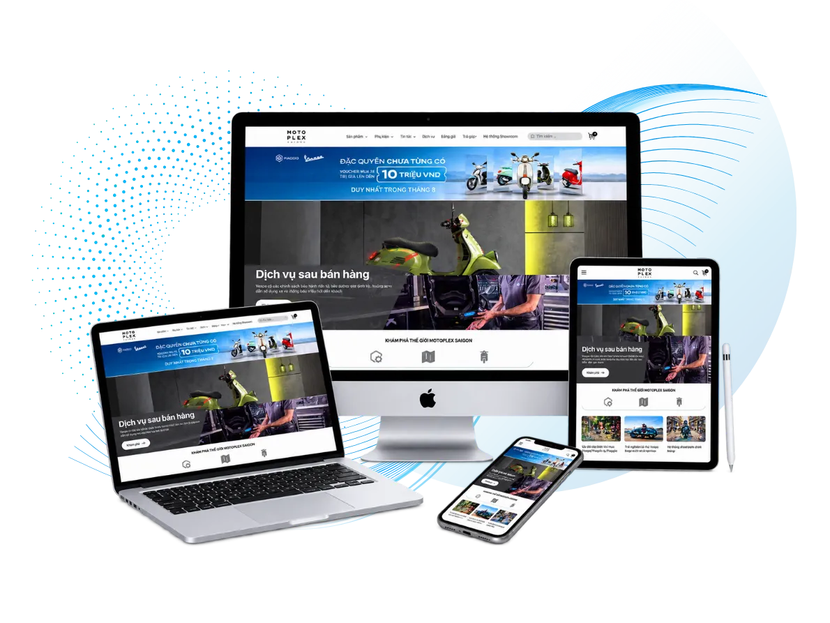 Website Motoplex Sài Gòn