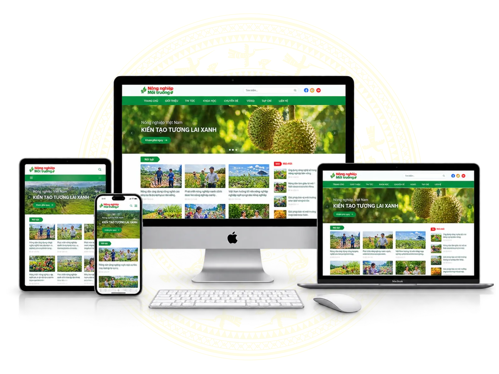 Website Tạp chí Nông nghiệp & Môi trường