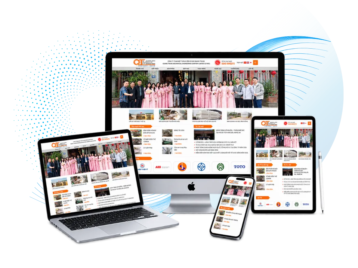 Website Cơ khí Quang Trung