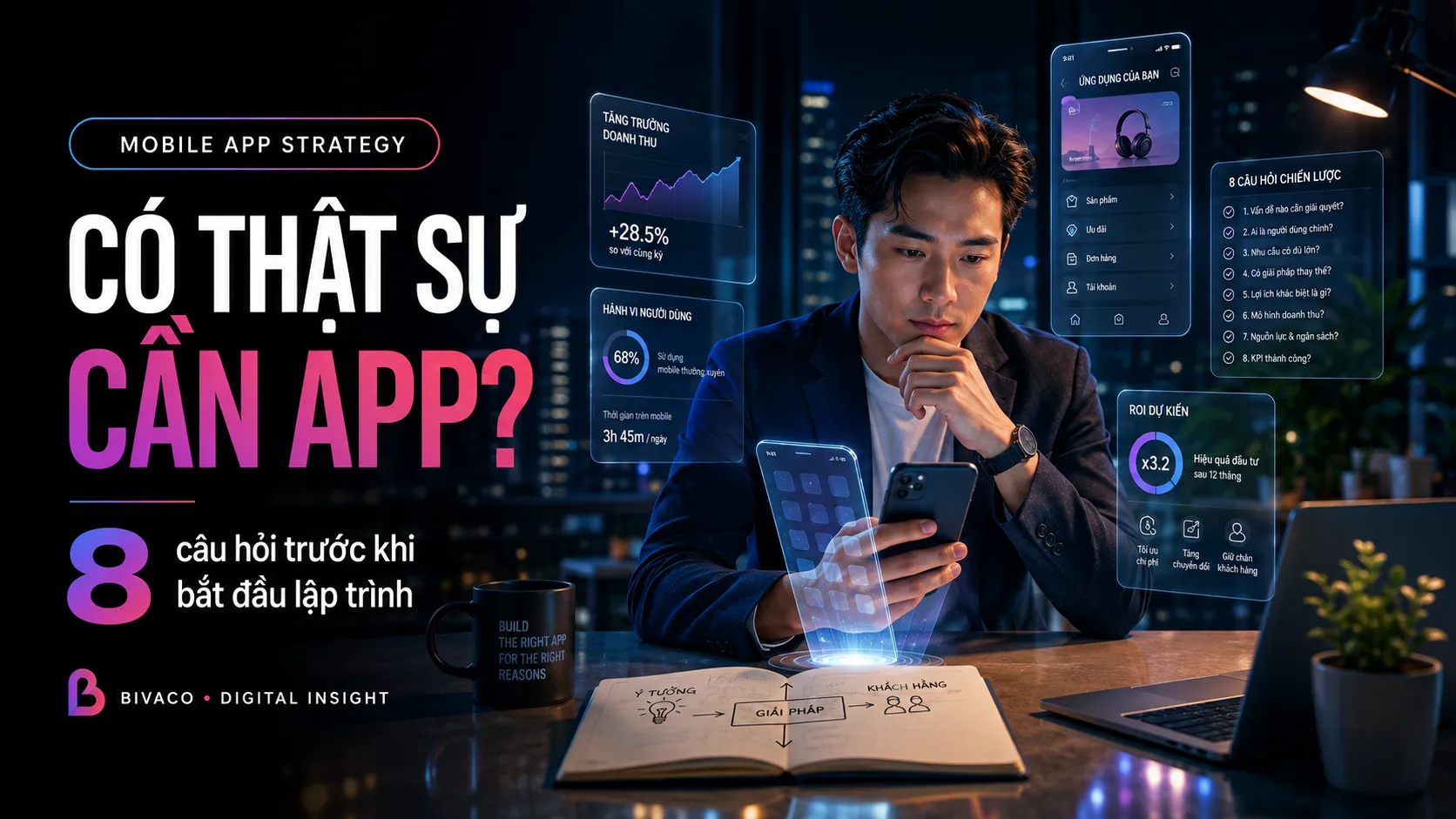 Doanh nghiệp có thật sự cần Mobile App? 8 câu hỏi trước khi bắt đầu lập trình