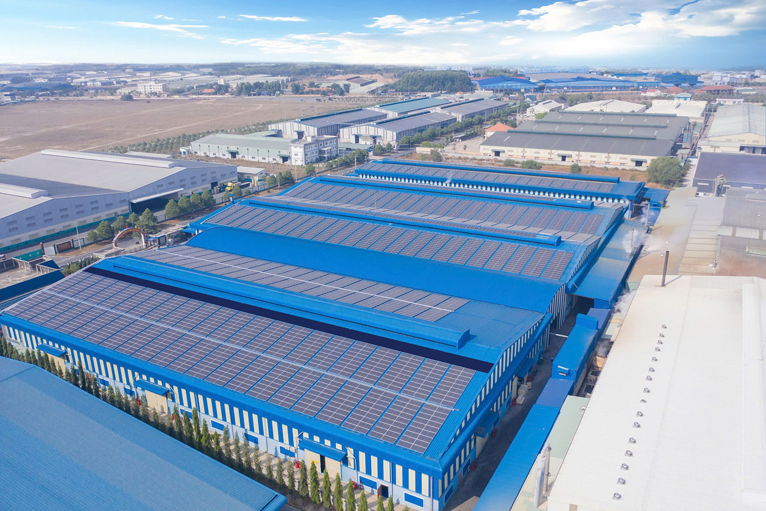 Dự án điện mặt trời 2MWp - Nhà máy Phúc Trí Dũng