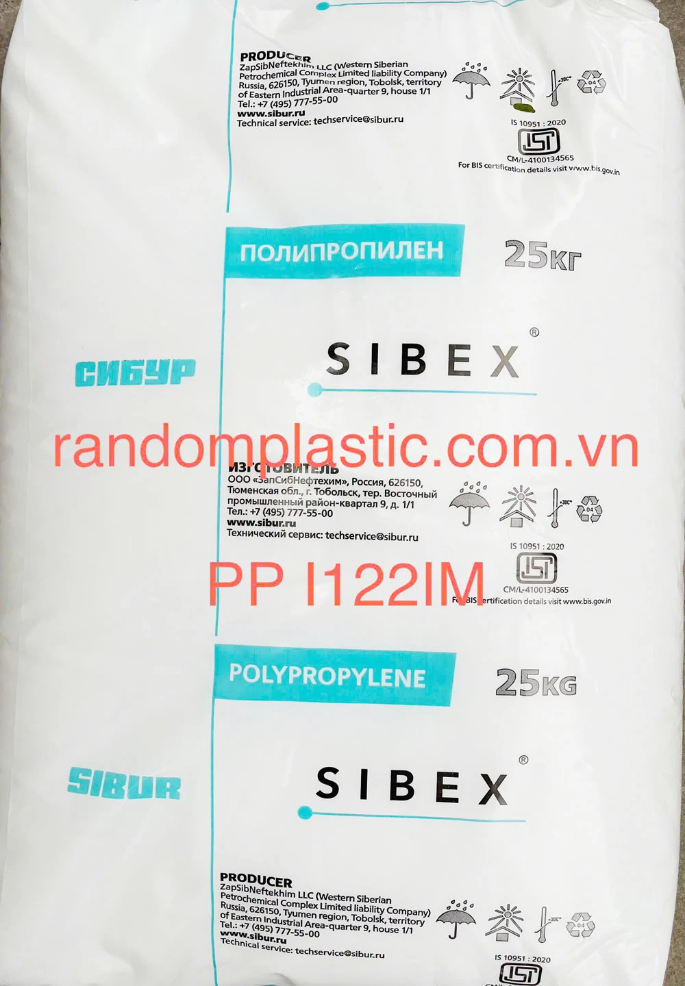 Hạt nhựa nguyên sinh PP I122 IM/3