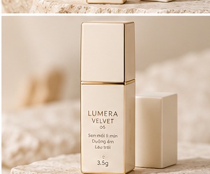 Son Lì LUMERA Velvet Màu 05 Đỏ Đất 3.5g - ảnh 3