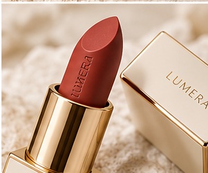 Son Lì LUMERA Velvet Màu 05 Đỏ Đất 3.5g - ảnh 4